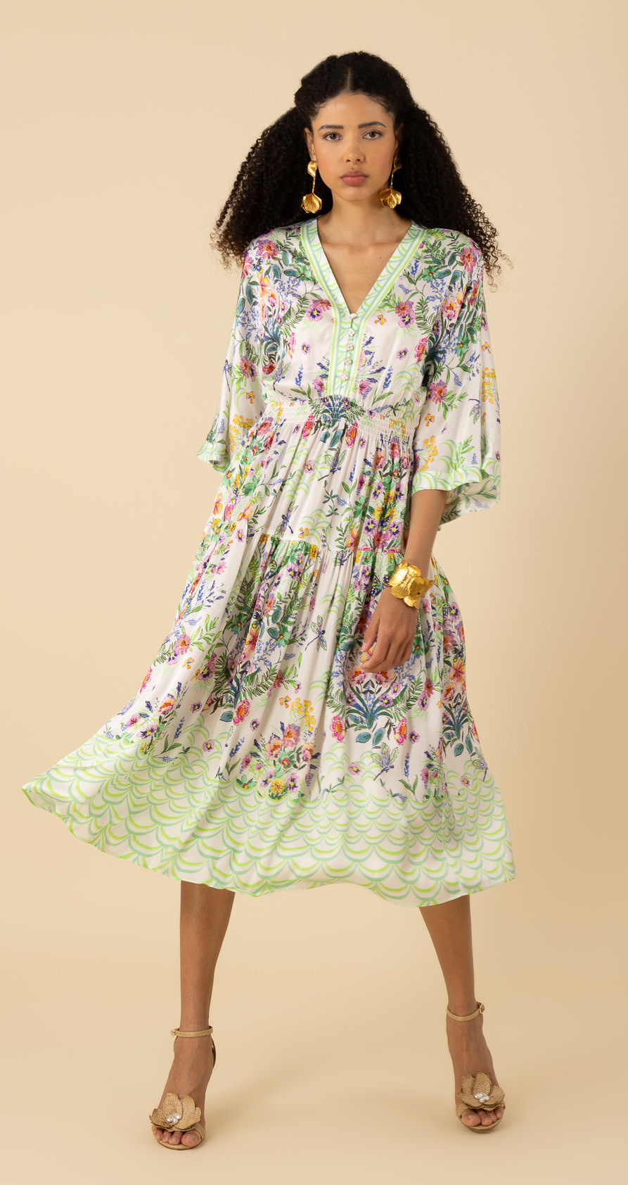 Hale Bob Zahra Dress Ivory