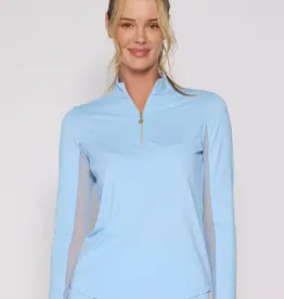 G Lifestyle Zip Top Light Blue