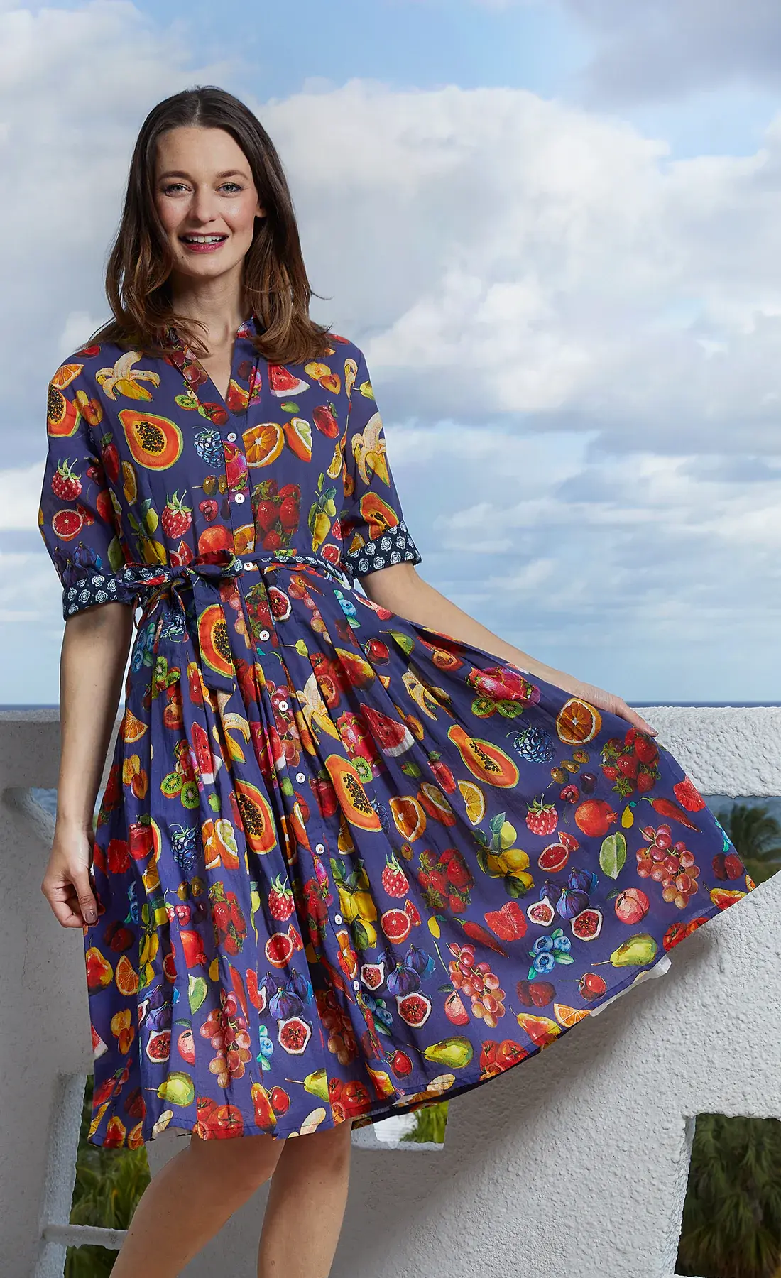 Dizzy Lizzie Mrs Maisel Dress Fruit