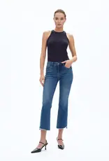 Bayeas Crop Jeans w/ Frayed Hem