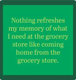 Drinks On Me Grocery Store Coaster