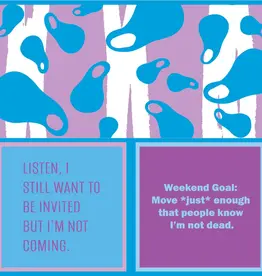 Drinks On Me Weekend Goal Double Sided Napkin