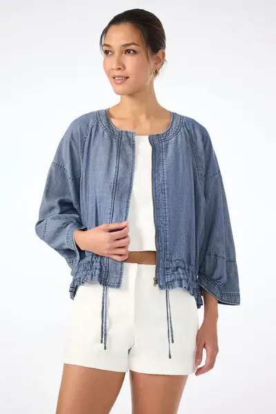 Trina Turk Prita Chambray Jacket