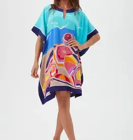Trina Turk Theodora Dress Parapluie Silk