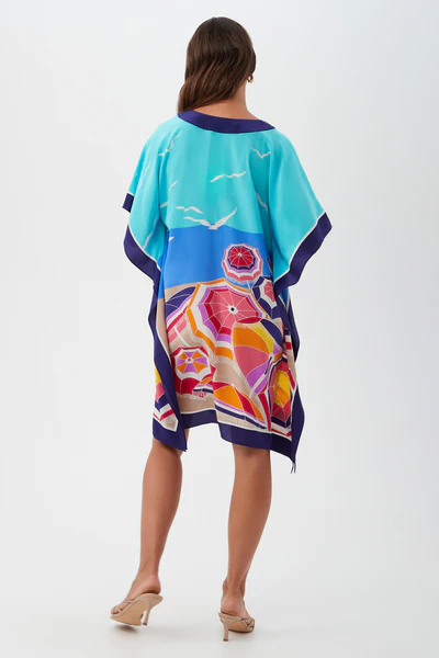 Trina Turk Theodora Dress Parapluie Silk