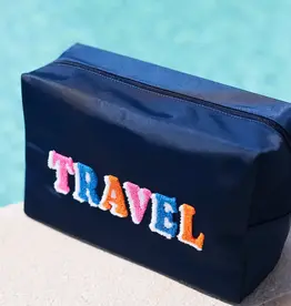 Shiraleah Travel Zip Pouch Navy