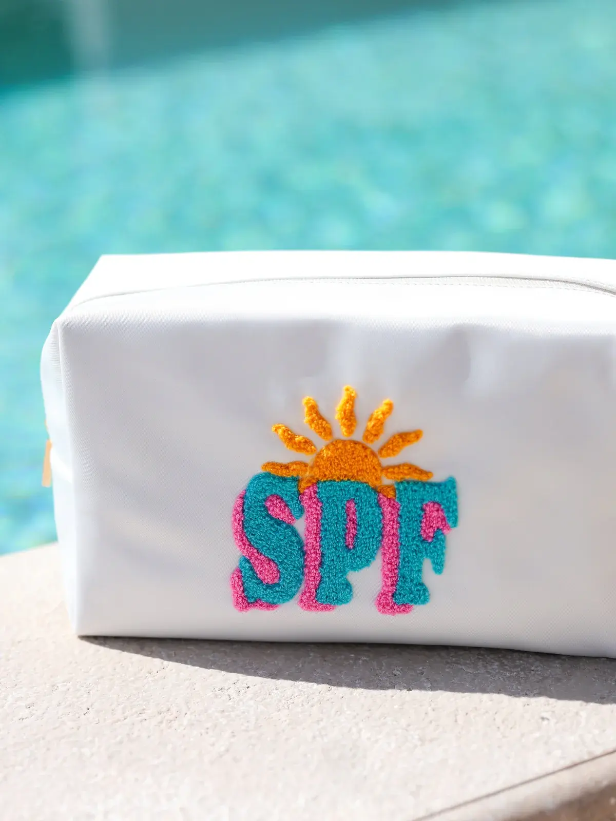 Shiraleah SPF Zip Pouch White