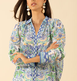 Hale Bob Waverly Top Blue