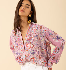 Hale Bob Waverly Top Pink