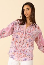 Hale Bob Waverly Top Pink