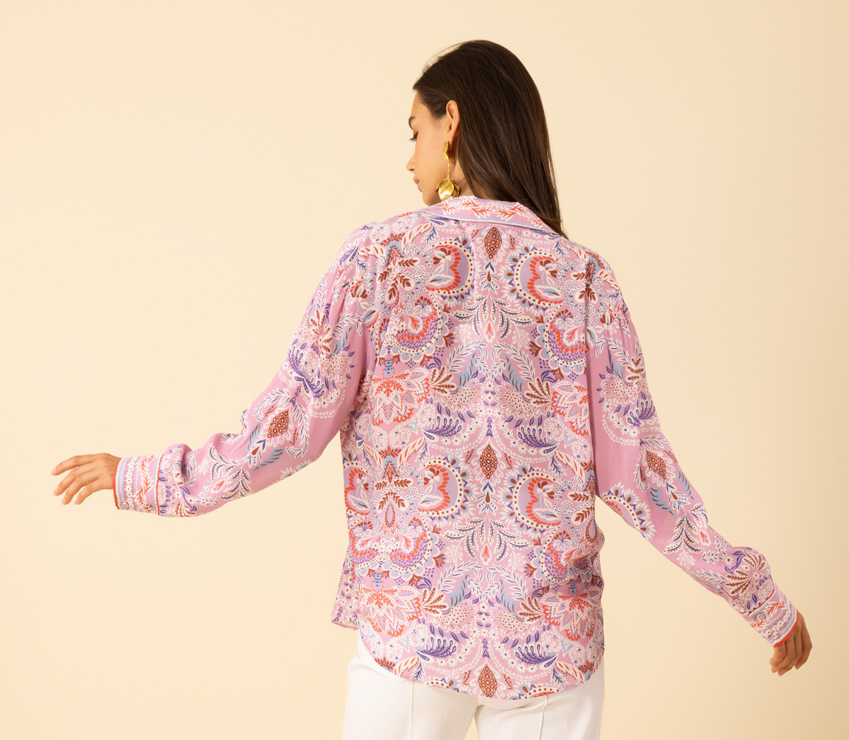Hale Bob Waverly Top Pink