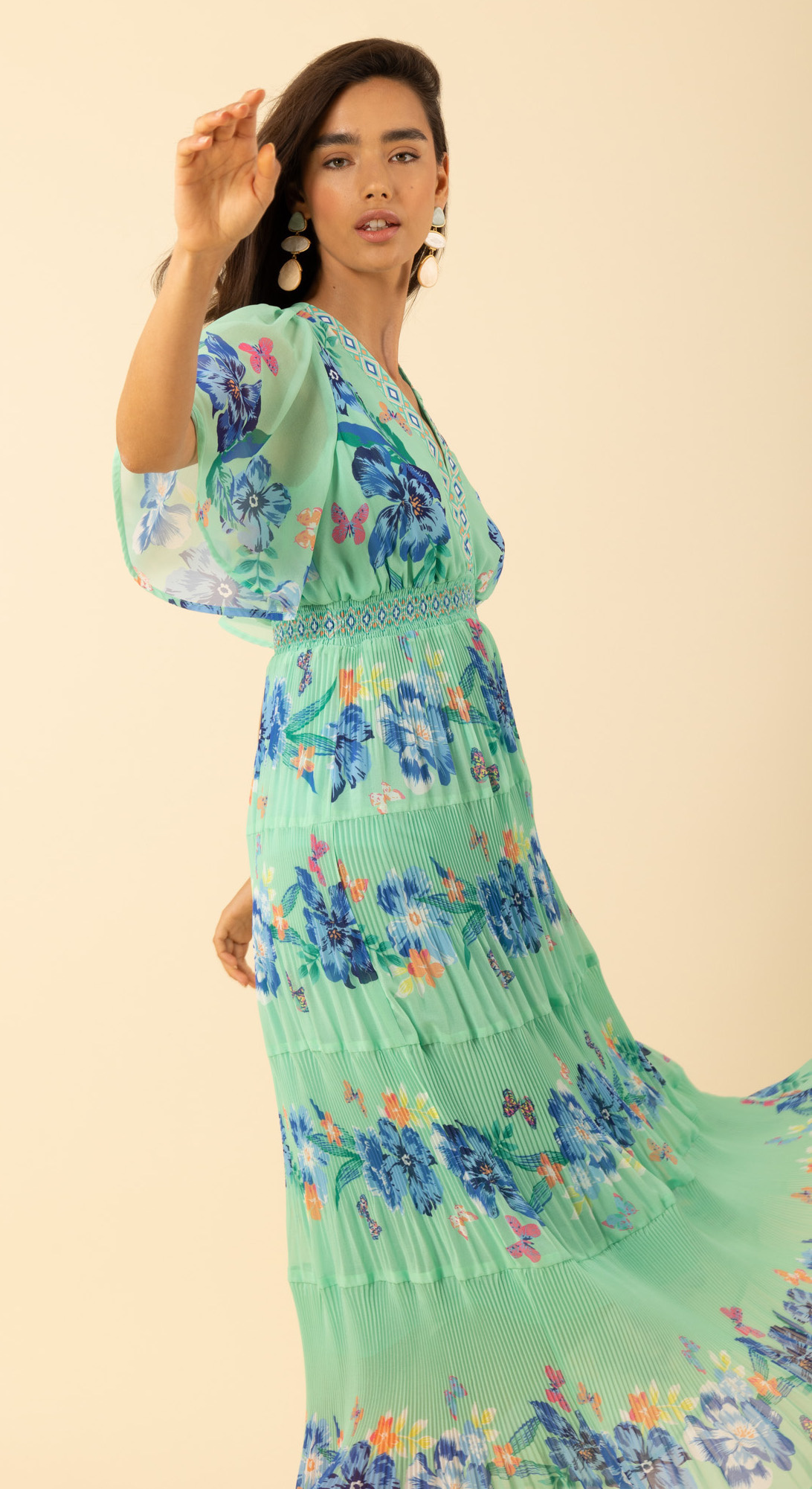Hale Bob Angie Dress Mint