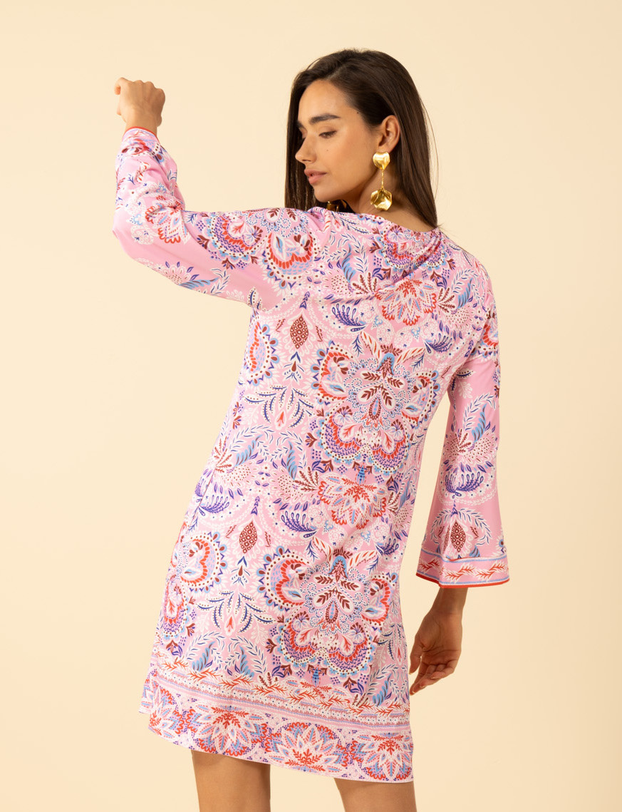 Hale Bob Aila Dress Pink