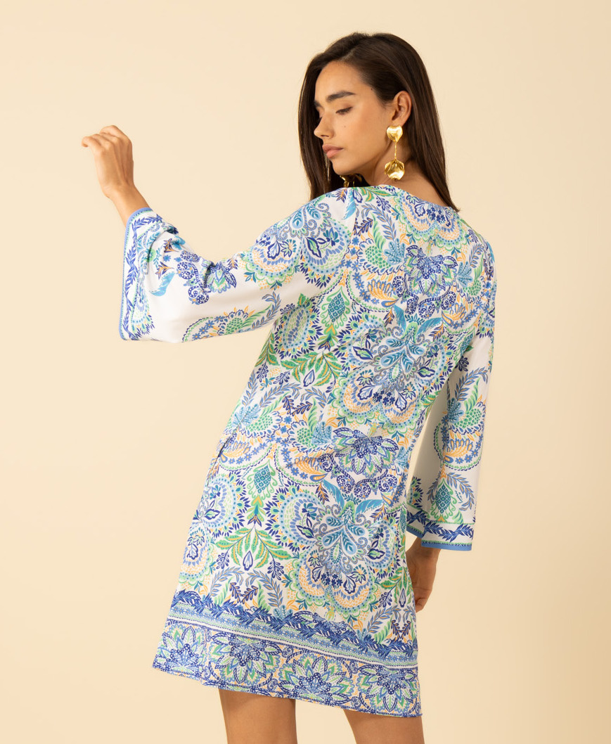 Hale Bob Aila Dress Blue