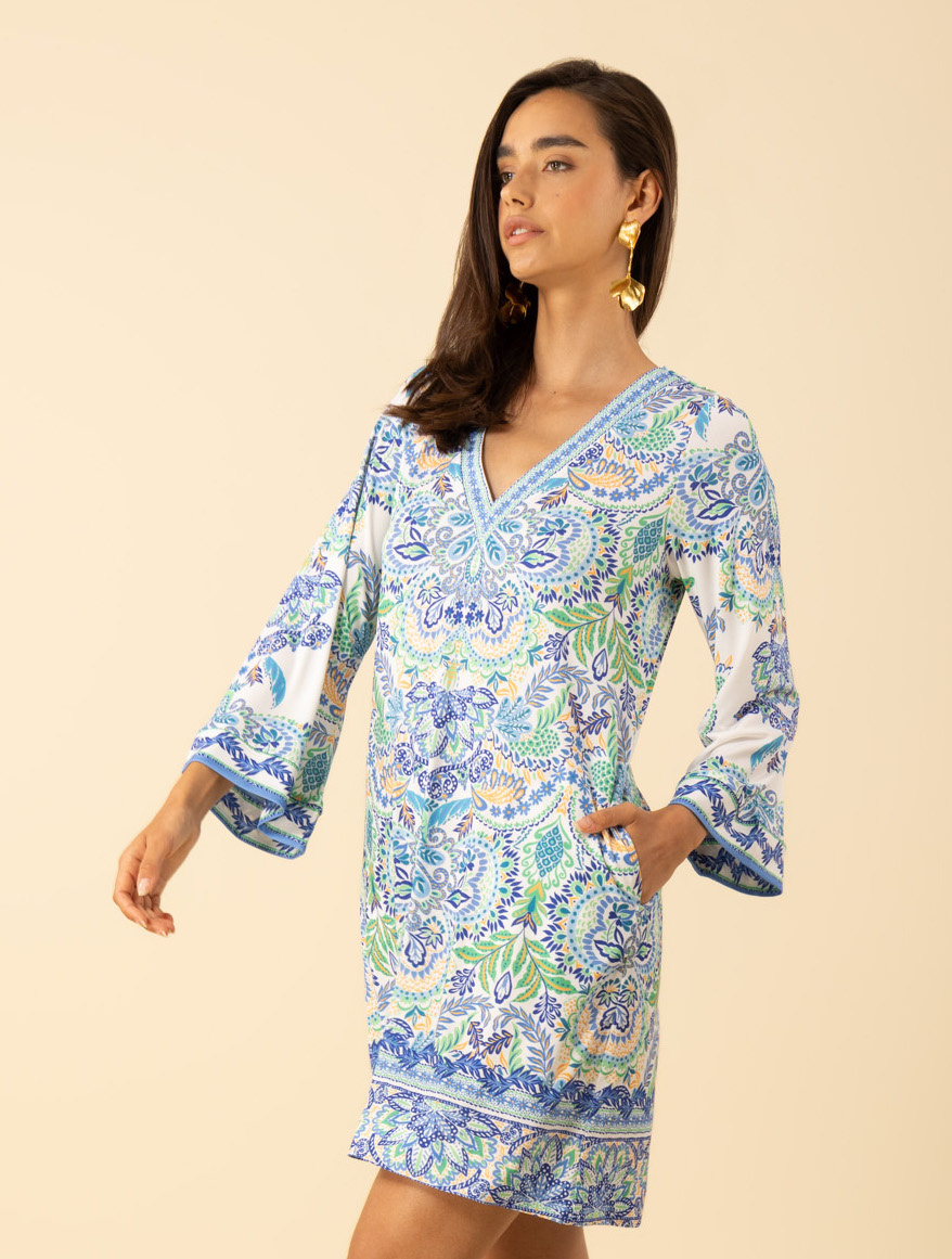 Hale Bob Aila Dress Blue