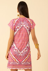 Hale Bob Miley Dress Pink