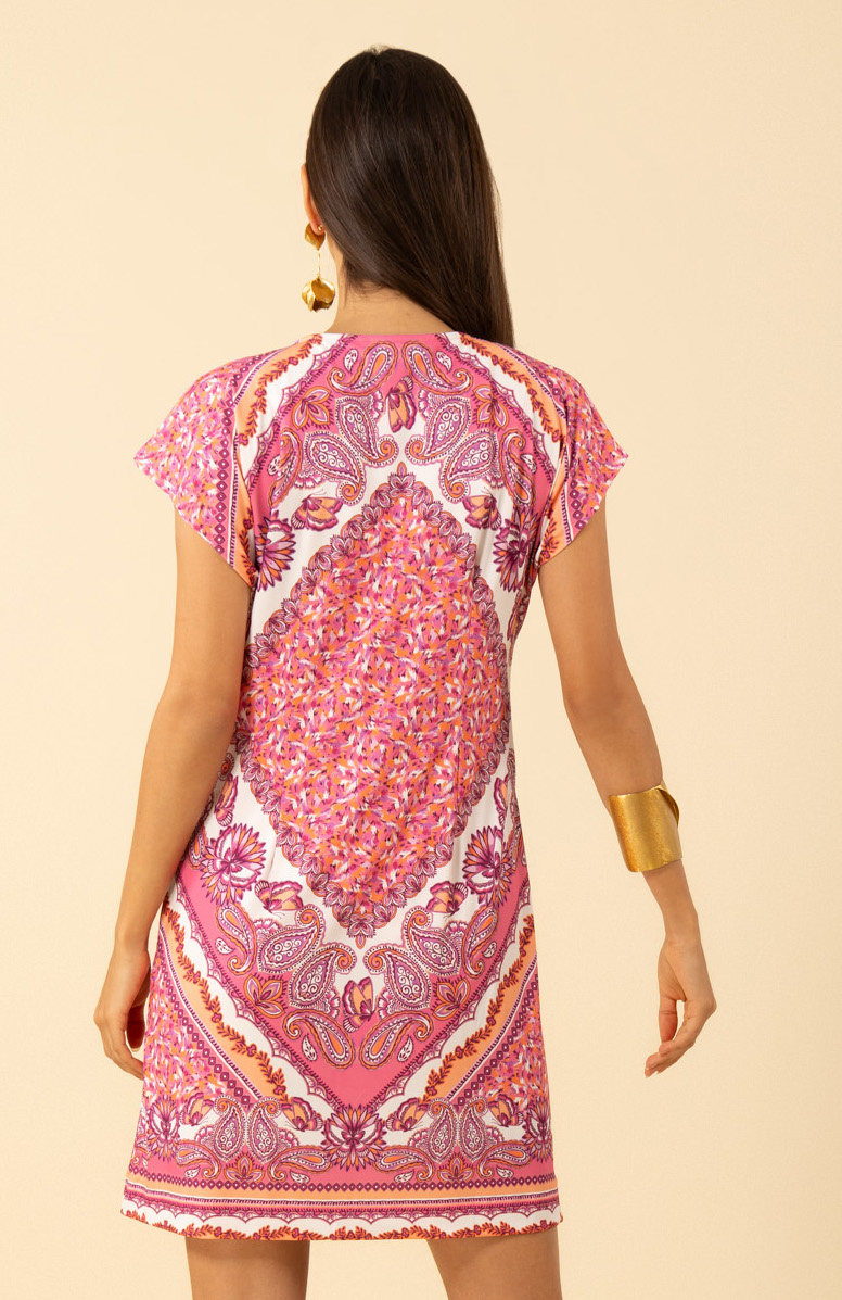 Hale Bob Miley Dress Pink