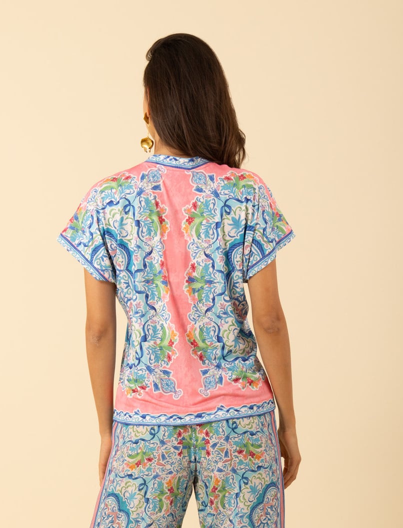 Hale Bob Joelle Top Pink