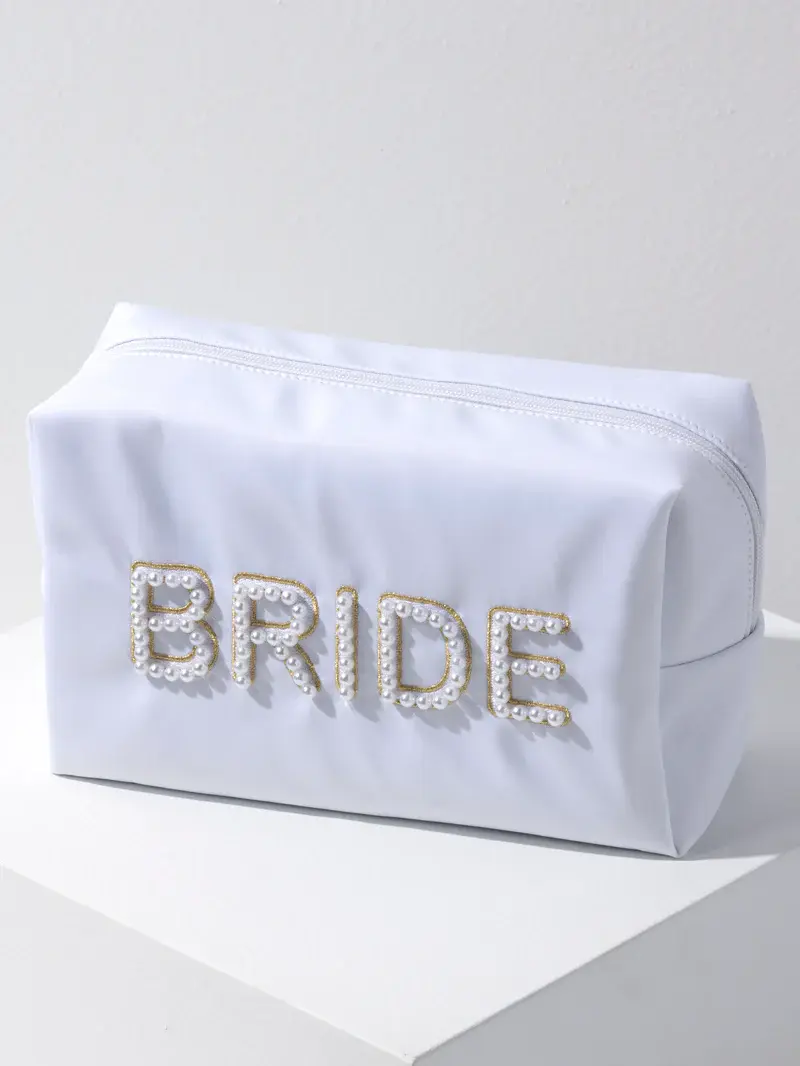 Shiraleah Pearl Bride Zip Pouch