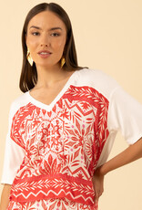 Hale Bob Jasmine Top Red