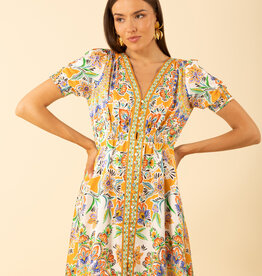 Hale Bob Ila Dress Orange