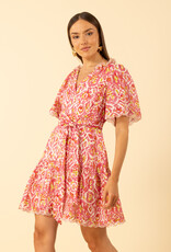 Hale Bob Emmalyn Dress Pink