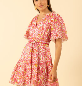 Hale Bob Emmalyn Dress Pink