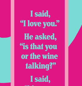 Drinks On Me Wine Talking Dish Towel