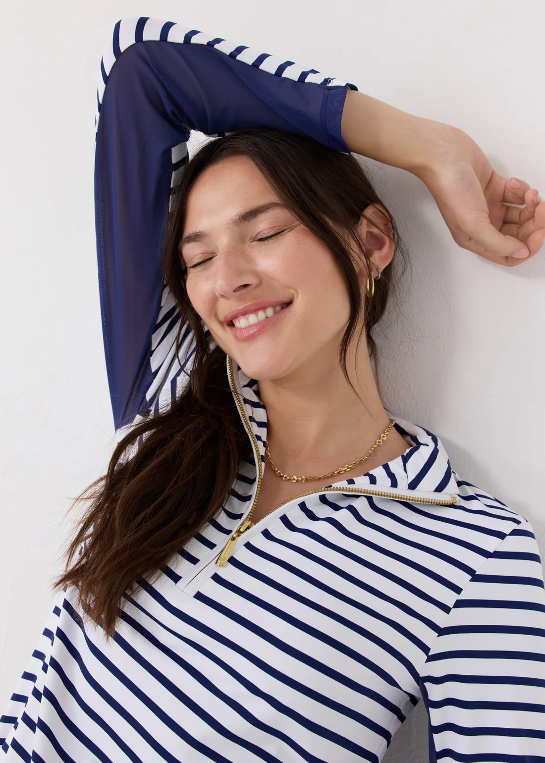 Cabana Life Stripe Sport Dress Navy