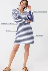 Cabana Life Stripe Sport Dress Navy