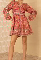 Hale Bob Ryann Dress Rose