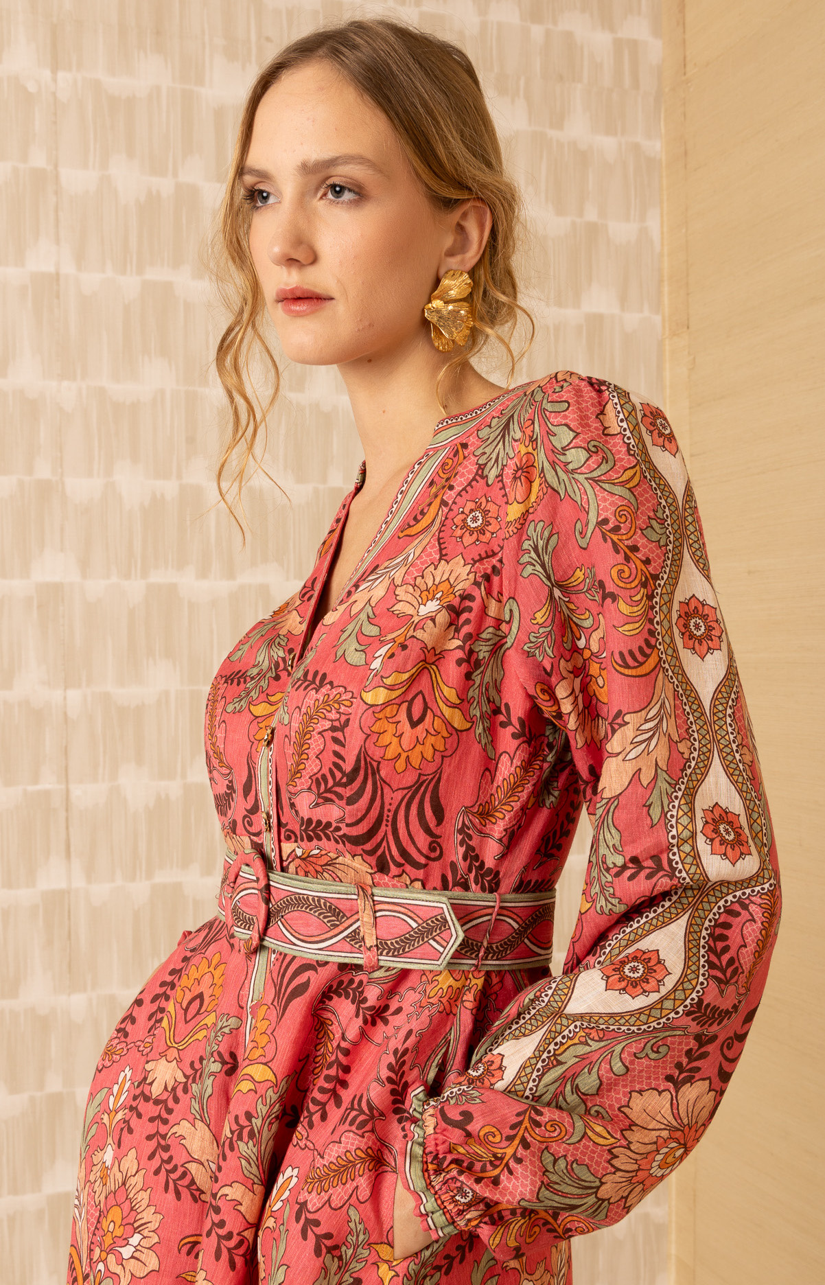 Hale Bob Ryann Dress Rose