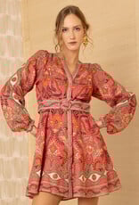 Hale Bob Ryann Dress Rose