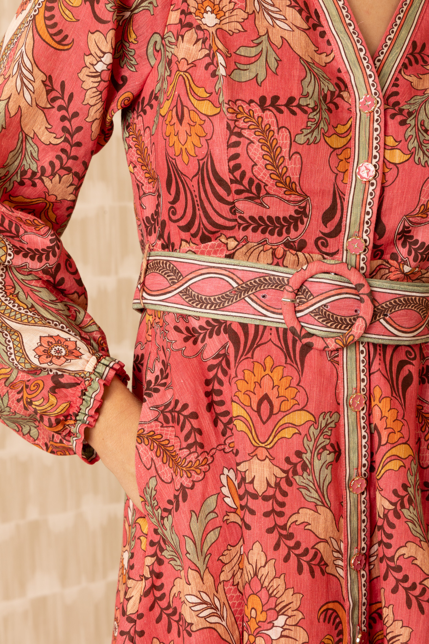 Hale Bob Ryann Dress Rose