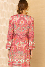 Hale Bob Kairi Dress Rose