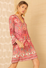 Hale Bob Kairi Dress Rose