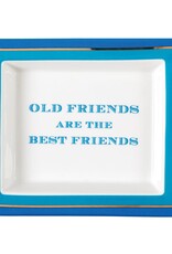 Two's Company "Old Friends are the Best Friends" Tray in Gift Box