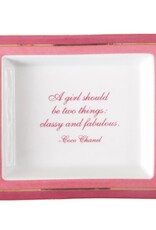 Two's Company "A Girl Should be Two Things" Tray in Gift Box