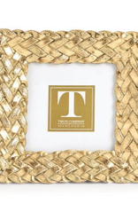 Two's Company Gold Braid Pattern Frame 4x4
