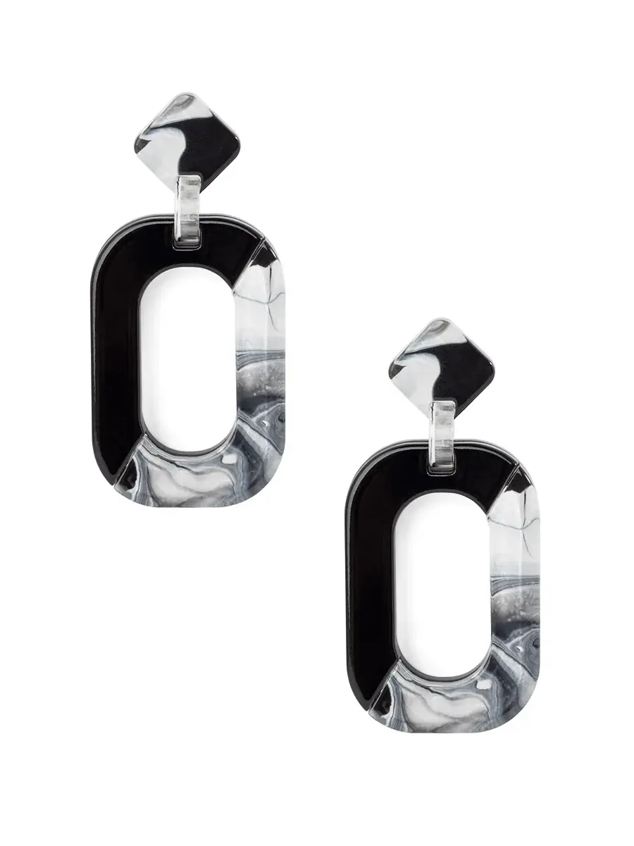 Zenzii Duotone Drop Earring