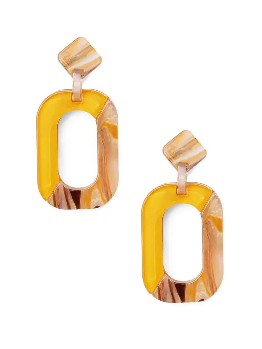 Zenzii Duotone Drop Earring
