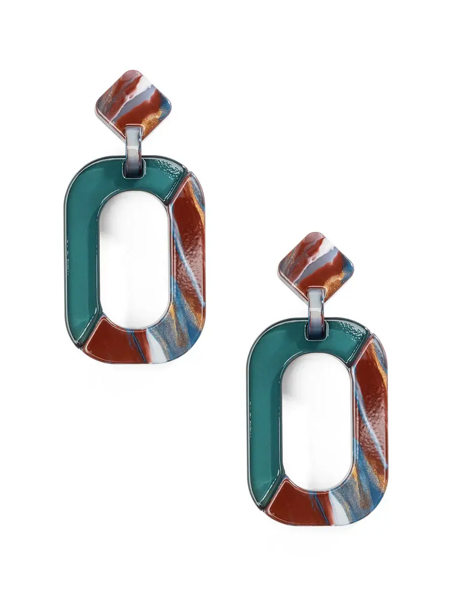 Zenzii Duotone Drop Earring