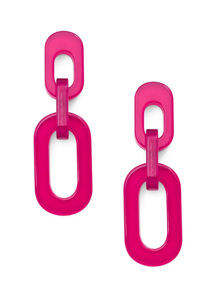 Zenzii Resin Cable Drop Earring