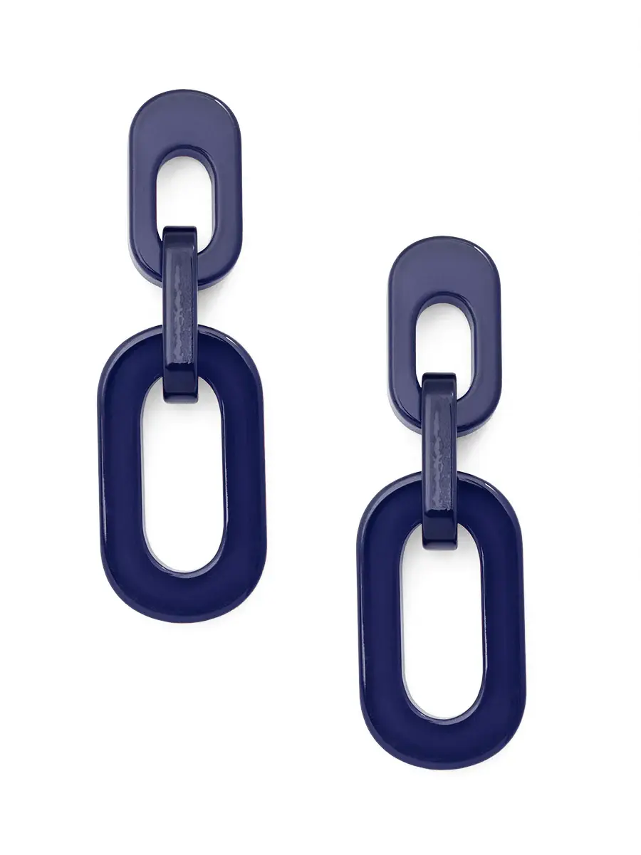Zenzii Resin Cable Drop Earring