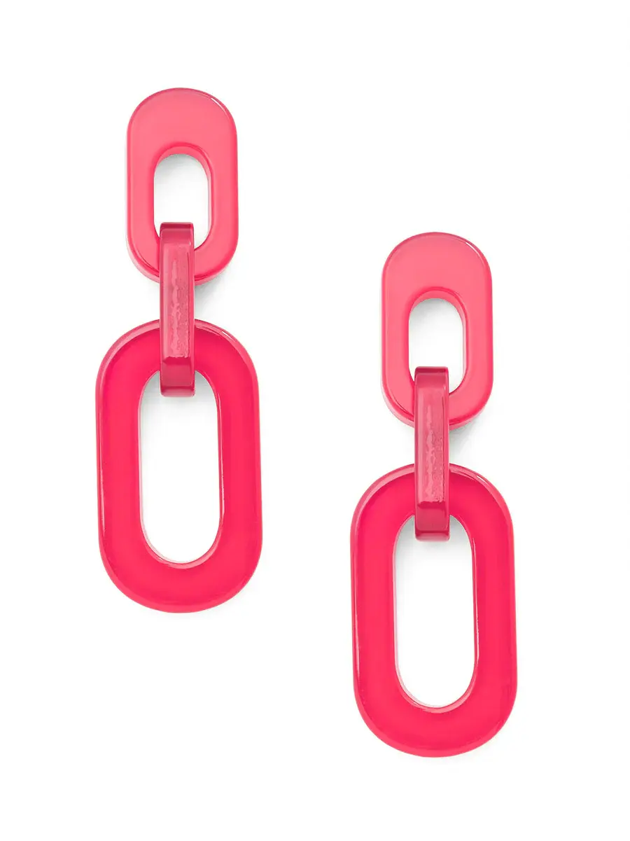 Zenzii Resin Cable Drop Earring