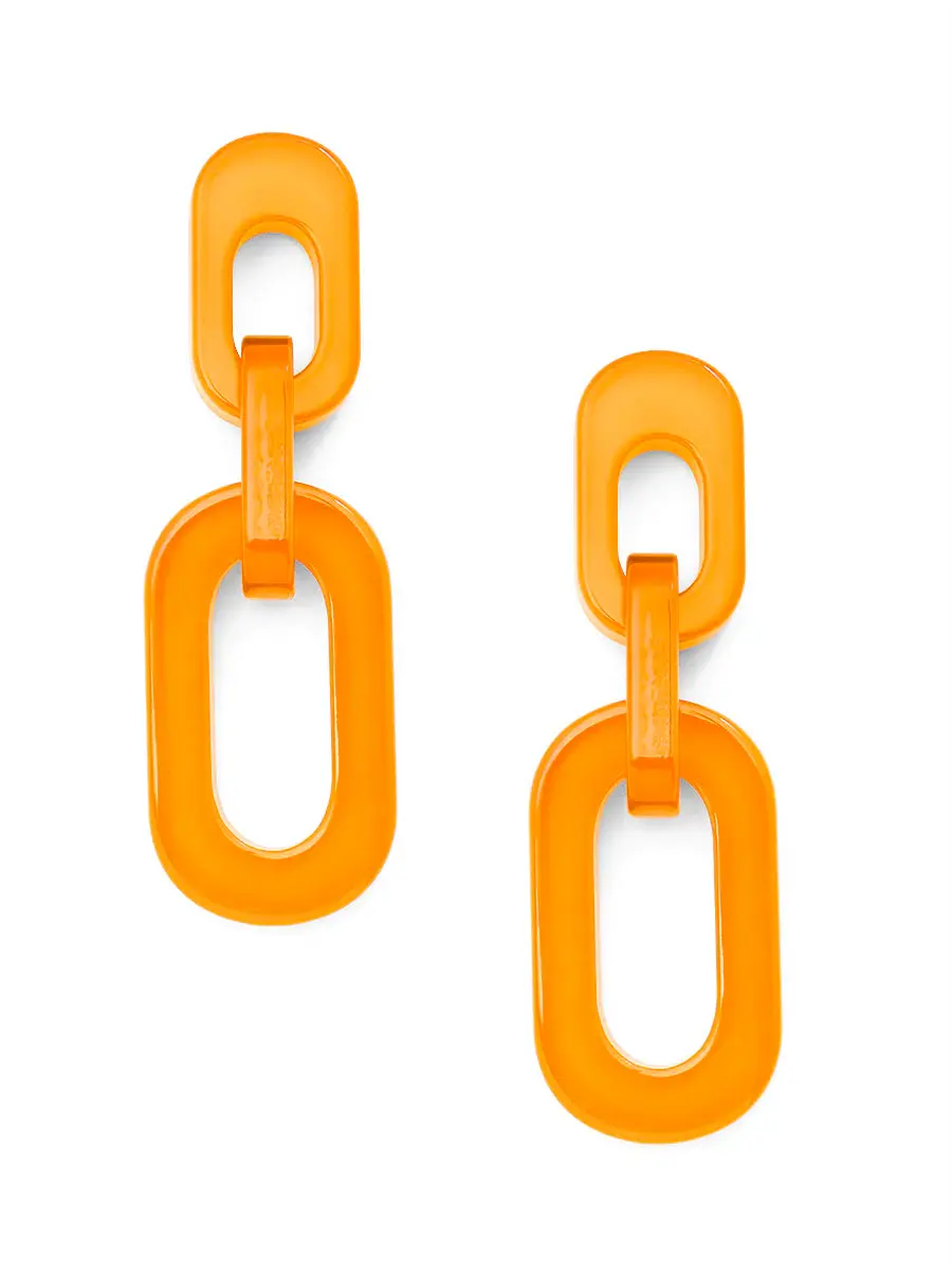 Zenzii Resin Cable Drop Earring