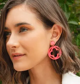 Zenzii Open Clover Drop Earring