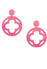 Zenzii Open Clover Drop Earring