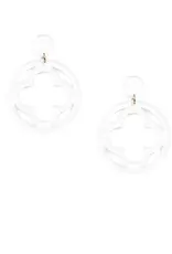 Zenzii Open Clover Drop Earring