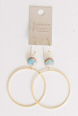 Leslie Curtis Harper Turquoise Bead Earring